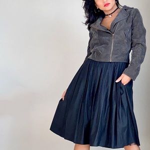 ST. JOHN PLEATED FULL MIDI SKIRT